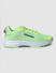 Neon Green Logo Print Mesh Sneakers_404564+4
