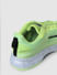 Neon Green Logo Print Mesh Sneakers_404564+7