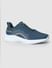 Dark Blue Logo Print Sneakers_404574+4