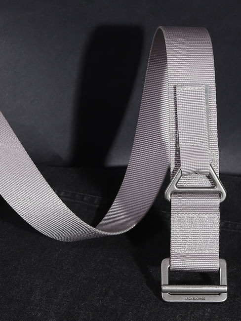 Buy Grey Nylon Belt for Men