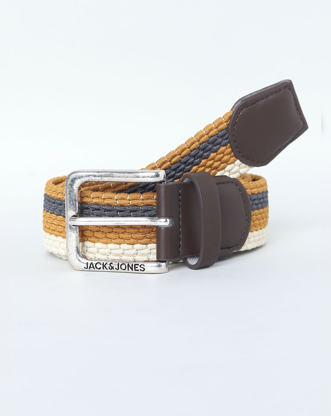 Buy Brown Braided Belt for Men