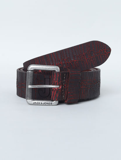 Buy Dark Brown Leather Formal Belt for Men Online at SELECTED HOMME