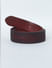 Brown Logo Detail Leather Belt_404608+4