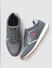 Grey PU Sneakers_404590+2