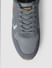 Grey PU Sneakers_404590+7