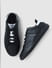 Black PU Skater Sneakers_404584+2