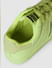 Green PU Skater Sneakers