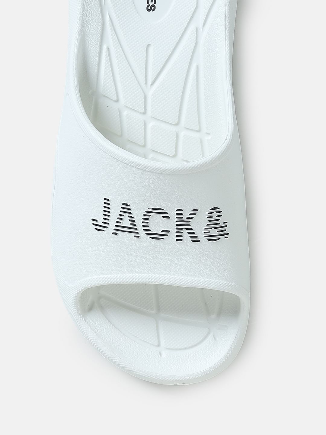 Girls white online sliders