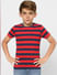 BOYS Red Striped T-shirt_388684+2