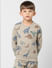 Boys Grey Striped Dinosaur Print Sweatshirt_390640+1