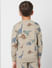 Boys Grey Striped Dinosaur Print Sweatshirt_390640+4
