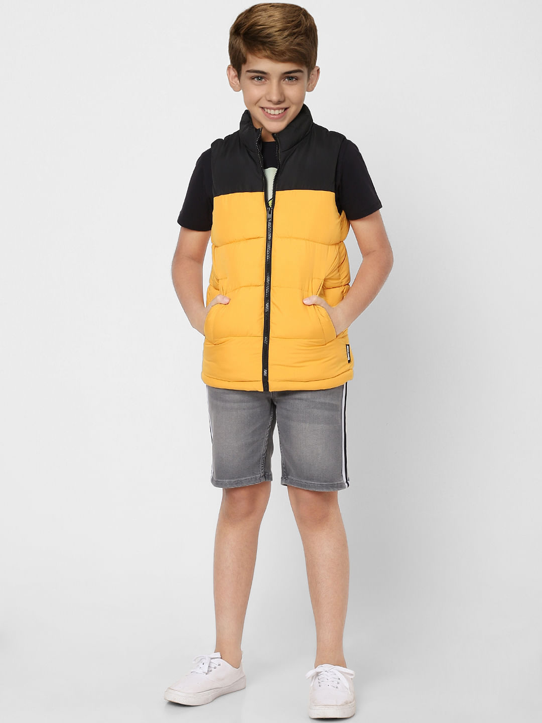 Boys clearance mustard vest