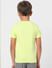 Boys Yellow Slogan Print Crew Neck T-shirt_383394+4