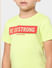 Boys Yellow Slogan Print Crew Neck T-shirt_383394+5