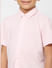 Boys Pink Half Sleeves Shirt