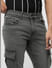 PRODUKT by JACK&JONES Grey Pocket Detail Slim Fit Jeans_411331+6