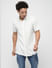 PRODUKT by JACK&JONES White Printed Short Sleeves Shirt_411342+2