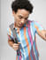 PRODUKT by JACK&JONES Blue Striped Short Sleeves Shirt_411345+1