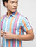 PRODUKT by JACK&JONES Blue Striped Short Sleeves Shirt_411345+6