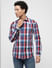 PRODUKT by JACK&JONES Red Check Full Sleeves Shirt_411351+2