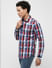 PRODUKT by JACK&JONES Red Check Full Sleeves Shirt_411351+3