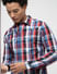 PRODUKT by JACK&JONES Red Check Full Sleeves Shirt_411351+6