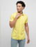 PRODUKT by JACK&JONES Yellow Cotton Short Sleeves Shirt_411354+2
