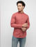 PRODUKT by JACK&JONES Red Cotton Full Sleeves Shirt_411361+2