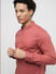 PRODUKT by JACK&JONES Red Cotton Full Sleeves Shirt_411361+6
