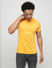 PRODUKT by JACK&JONES Yellow Chest Pocket Crew Neck T-shirt_411386+2
