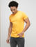PRODUKT by JACK&JONES Yellow Chest Pocket Crew Neck T-shirt_411386+3