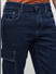 PRODUKT by JACK&JONES Dark Blue Pocket Detail Slim Jeans_411416+6