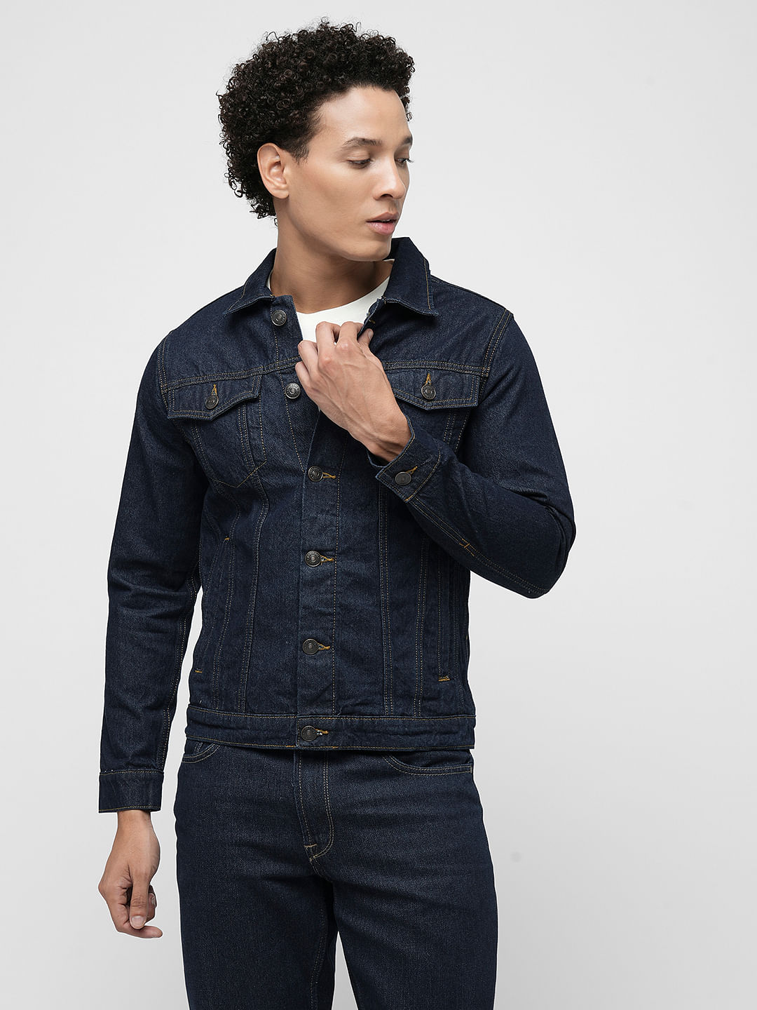 Cozy-Lined Non-Stretch Jean Jacket | Old Navy