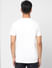 White Logo Print Crew Neck T-shirt_398787+4