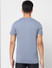 Blue Logo Print Crew Neck T-shirt_398788+4