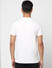 White Logo Print Crew Neck T-shirt_398799+4