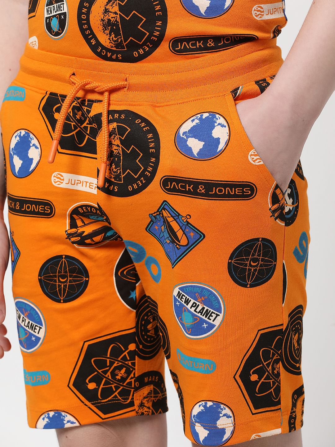 Boys orange hot sale basketball shorts