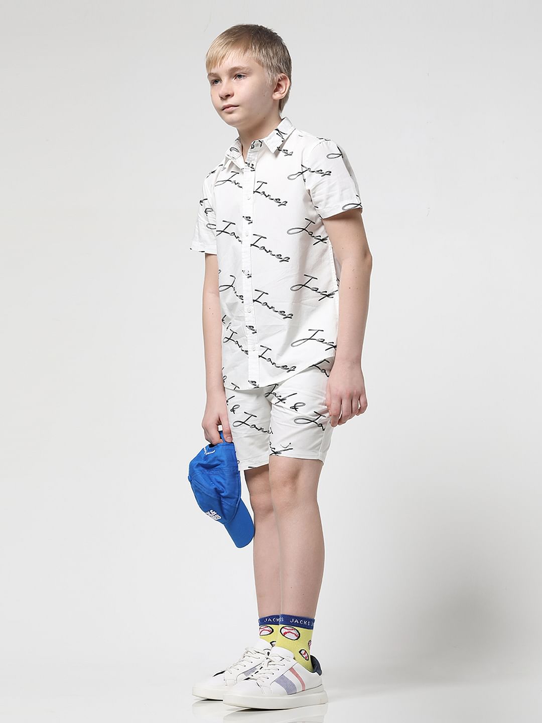 Boys white best sale cotton shorts