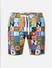 Boys Blue Logo Print Co-ord Set Shorts_408926+6