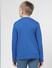 Boys Blue Logo Print Full Sleeves T-shirt_408957+3