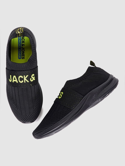Black Slip On Sneakers
