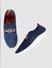 Blue Slip On Sneakers