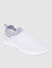 White Logo Print Slip On Sneakers_390887+1