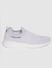 White Self-Design Slip On Sneakers _390893+2