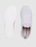 White Self-Design Slip On Sneakers _390893+5