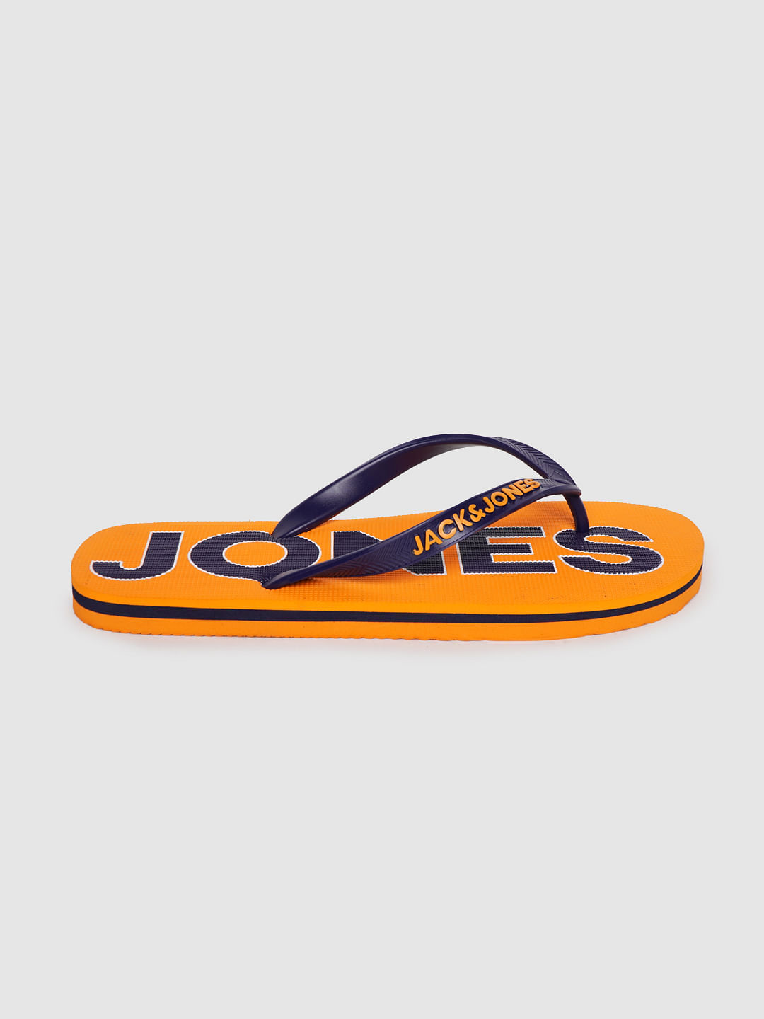 ladies orange flip flops