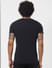 Black Logo Print Crew Neck T-shirt_382290+4