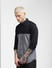 Black Colourblocked Full Sleeves Shirt_391768+3