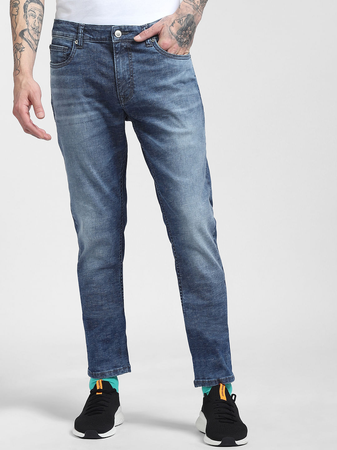 MEN FASHION Jeans Worn-in Blue discount 57% Jack & Jones Jeggings & Skinny & Slim 
