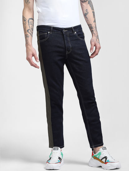 Dark Blue Low Rise Glenn Slim Fit Jeans 